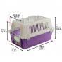 Ferplast 58x37x32 Cm Atlas 20 Open Minderli Taşıma Çantası | Köpek Taşıma Çantası Ve Kafes
