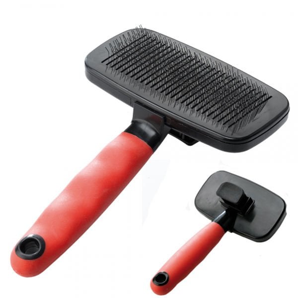 Ferplast Gro 5956 Mekanizmalı Tüy Temizleme Tarak Büyük | Plastik Saplı Tarak