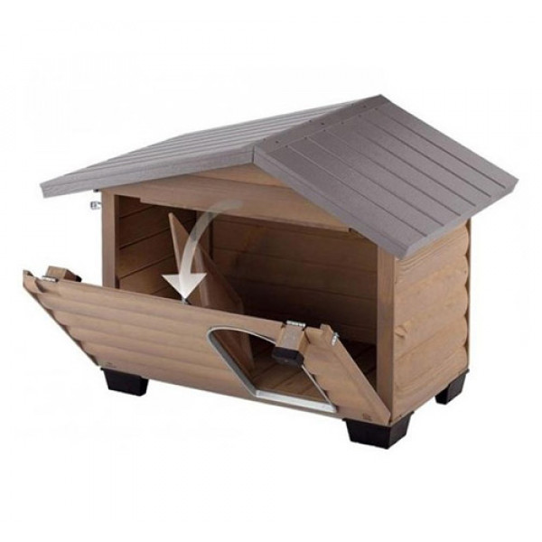 Ferplast Kennel Canada 6 | Ahşap Köpek Kulubesi