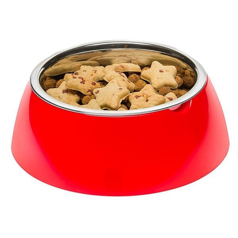 Ferplast Large Jolie Çelik Mama Ve Su Kabı Kırmızı | Metal Mama Ve Su Kabı
