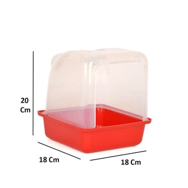 Fit Fly 18x18x20 Cm Büyük Boy Banyo | Kuş Banyoluğu