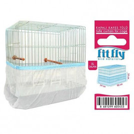 Xlarge Lüx Kapalı Kafes Tülü Salma | Kuş Tülü