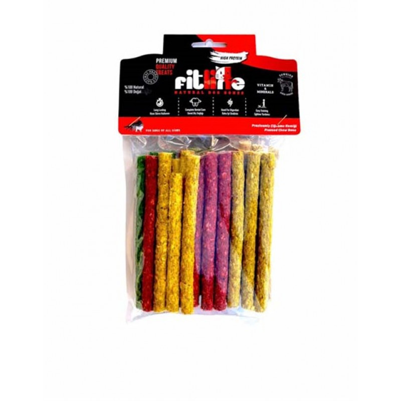 Fitline 15 Adet Munchy Deri Çubuk Medıum | Köpek Kemik Ödül Maması Fitline 15 Adet Munchy Deri Çubuk Medıum | Köpek Kemik Ödül Maması