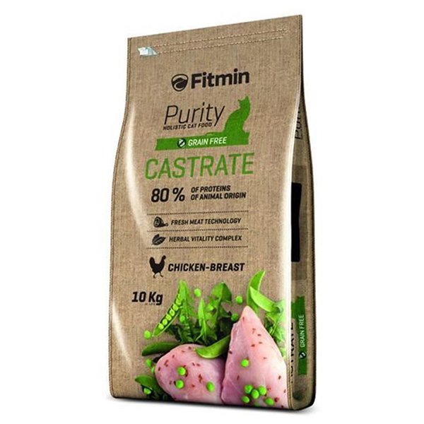 Fitmin 10 Kg Purity Castrate Tahılsız Kısırlaştırılmış Tavuklu Yetişkin | Kısırlaştırılmış Kedi Maması