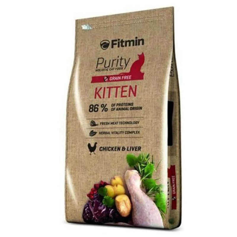 Fitmin 10 Kg Purity Kitten Tahılsız Tavuk ve Ciğerli Yavru | Yavru Kedi Kuru Maması Fitmin 10 Kg Purity Kitten Tahılsız Tavuk ve Ciğerli Yavru | Yavru Kedi Kuru Maması