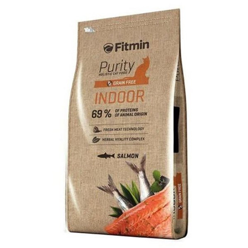 Fitmin 10 Kg Purity İndoor Tahılsız Somonlu Yetişkin | Tahılsız Kuru Kedi Maması Fitmin 10 Kg Purity İndoor Tahılsız Somonlu Yetişkin | Tahılsız Kuru Kedi Maması