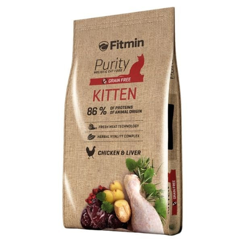 Fitmin 1,5 Kg Purity Kitten Grain Free Tavuk ve Ciğer | Yavru Kedi Kuru Maması Fitmin 1,5 Kg Purity Kitten Grain Free Tavuk ve Ciğer | Yavru Kedi Kuru Maması