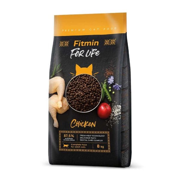 Fitmin 1,8 Kg For Life Tavuk | Yetişkin Kuru Kedi Maması