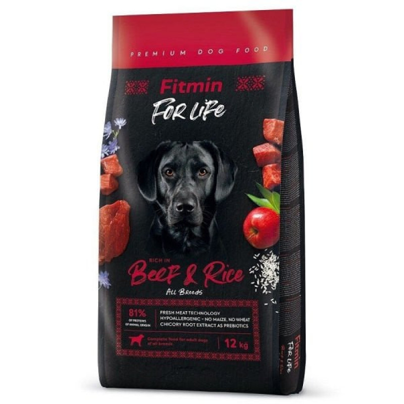 Fitmin For Life 12 Kg Sığır ve Pirinç | Yetişkin Köpek Kuru Maması Fitmin For Life 12 Kg Sığır ve Pirinç | Yetişkin Köpek Kuru Maması