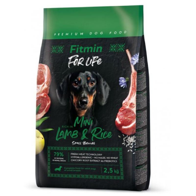 Fitmin For Life 2,5 Kg Mini Kuzu ve Pirinç | Yetişkin Köpek Kuru Maması Fitmin For Life 2,5 Kg Mini Kuzu ve Pirinç | Yetişkin Köpek Kuru Maması