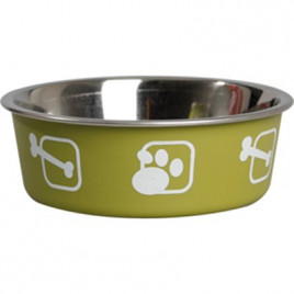 14 Cm 450 Cm Bella Mama Kabi Yeşil | Metal Mama Ve Su Kabı 14 Cm 450 Cm Bella Mama Kabi Yeşil | Metal Mama Ve Su Kabı