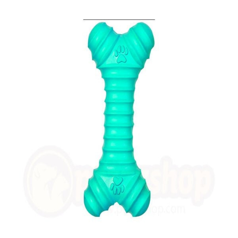 Flamingo 15.5x7x3 cm Sesli Kauçuk Kemik Oyuncak | Kemik Şekilli Köpek Oyuncağı