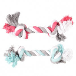 17 cm 2 Düğümlü Renkli İp Oyuncak 3 lü Xs | Köpek Diş İpi 17 cm 2 Düğümlü Renkli İp Oyuncak 3 lü Xs | Köpek Diş İpi
