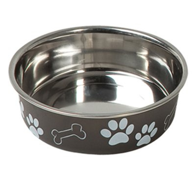 Flamingo 17 cm Bella Metal Mama Kabı Siyah | Metal Mama Ve Su Kabı Flamingo 17 cm Bella Metal Mama Kabı Siyah | Metal Mama Ve Su Kabı