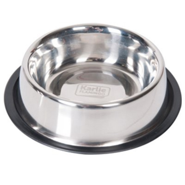 Flamingo 18 cm Kaydırmaz Çelik Mama Kabı 946 ml | Metal Mama Ve Su Kabı