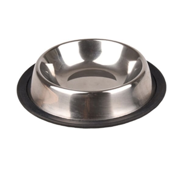 Flamingo 190 ml Kaydırmaz Çelik Mama Kabı 11 cm | Metal Mama Ve Su Kabı