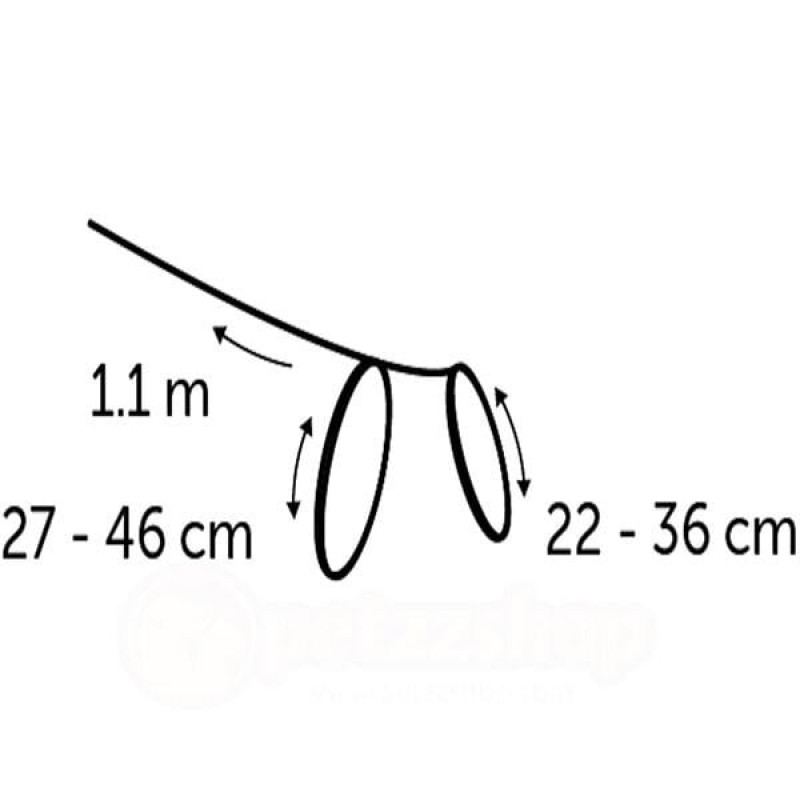 Flamingo 20-35 cm Art Sportiv Göğüs Tasması Lacivert 10 mm | Kedi Göğüs Tasması