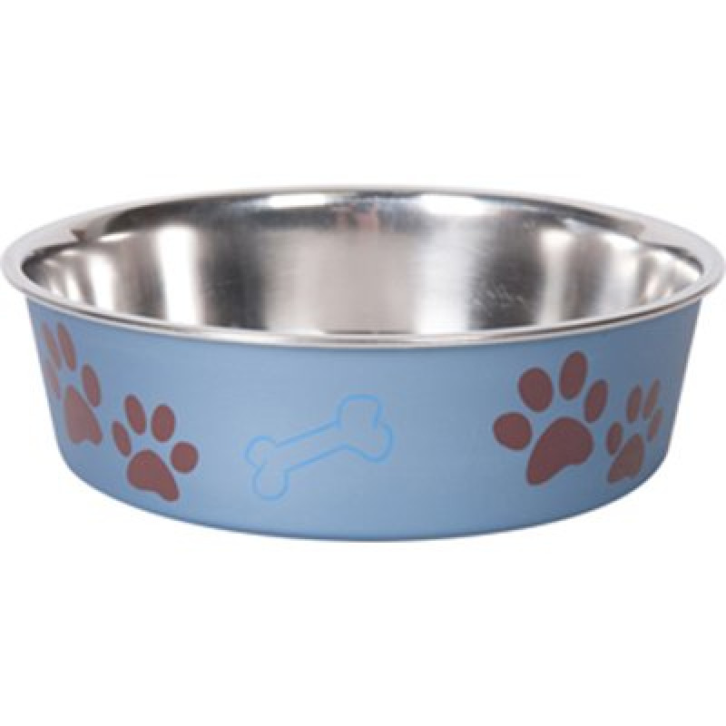 Flamingo 21 cm Bella Metal Mama Kabı Mavi 1500 ml | Metal Mama Ve Su Kabı Flamingo 21 cm Bella Metal Mama Kabı Mavi 1500 ml | Metal Mama Ve Su Kabı