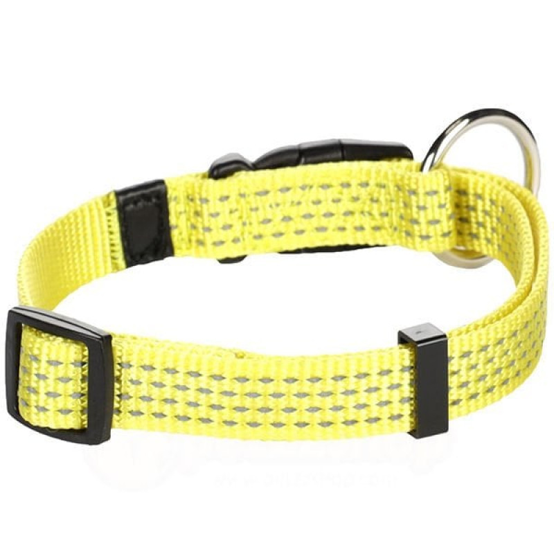 Flamingo 30-45 Cm Boyun Tasması Sarı | Köpek Boyun Tasması