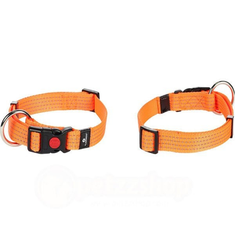 Flamingo 30-45 Cm Reflex Boyun Tasması Turuncu | Köpek Boyun Tasması