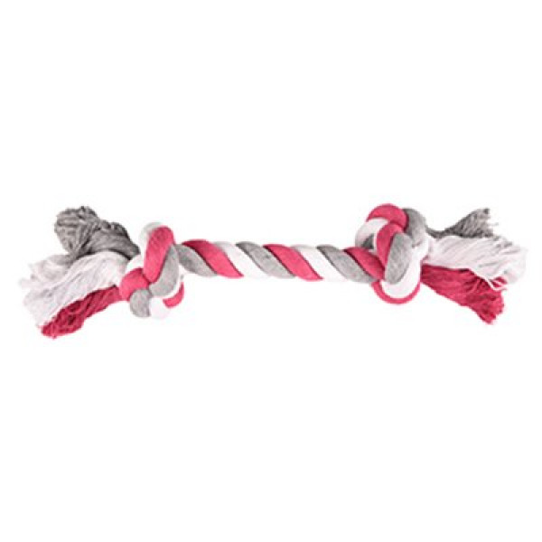 Flamingo 30 cm 2 Düğümlü Diş İpi Oyuncağı M | Köpek Diş İpi