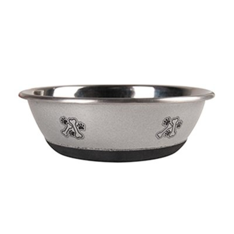 Flamingo 300 ml Selecta Glitz Mama Kabı Gümüş | Metal Mama Ve Su Kabı Flamingo 300 ml Selecta Glitz Mama Kabı Gümüş | Metal Mama Ve Su Kabı