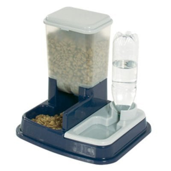 Flamingo 34x27x36h cm Duomax Hazneli Mama ve Su kabı | Hazneli Mama Ve Su Kabı