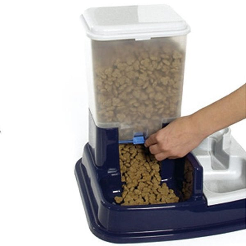 Flamingo 34x27x36h cm Duomax Hazneli Mama ve Su kabı | Hazneli Mama Ve Su Kabı