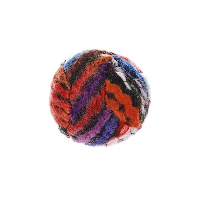 Flamingo 4.5 Cm Eleine Peluş İpli Top Renkli | Kedi Top Oyuncak