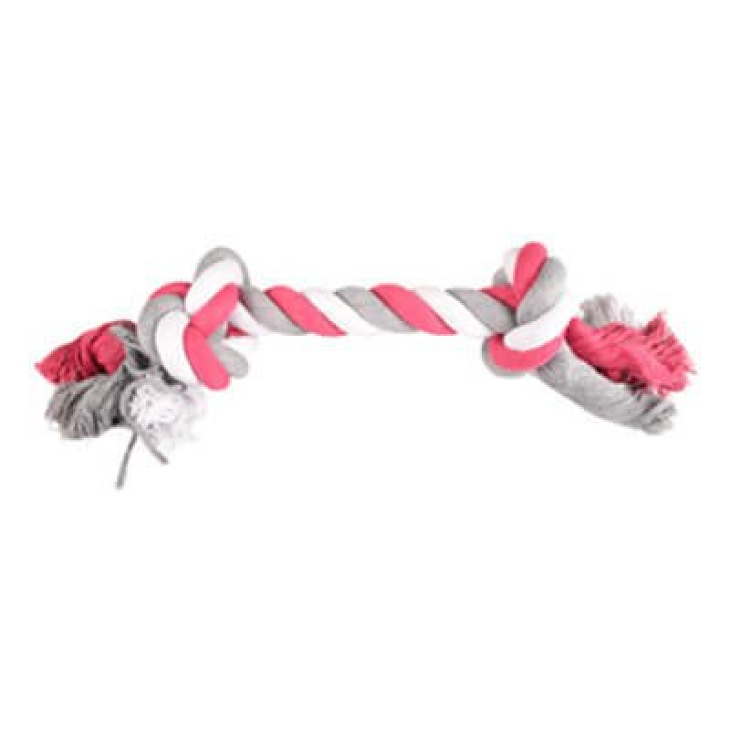 Flamingo 40 cm 2 Düğümlü Pembe Gri İp Oyuncak Xl | Köpek Diş İpi Flamingo 40 cm 2 Düğümlü Pembe Gri İp Oyuncak Xl | Köpek Diş İpi