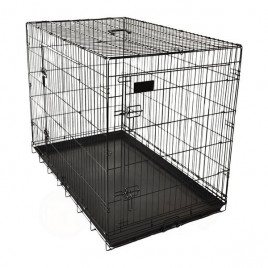 43x61x50h Cm Tel Kafes Siyah Small | Köpek Taşıma Çantası Ve Kafes