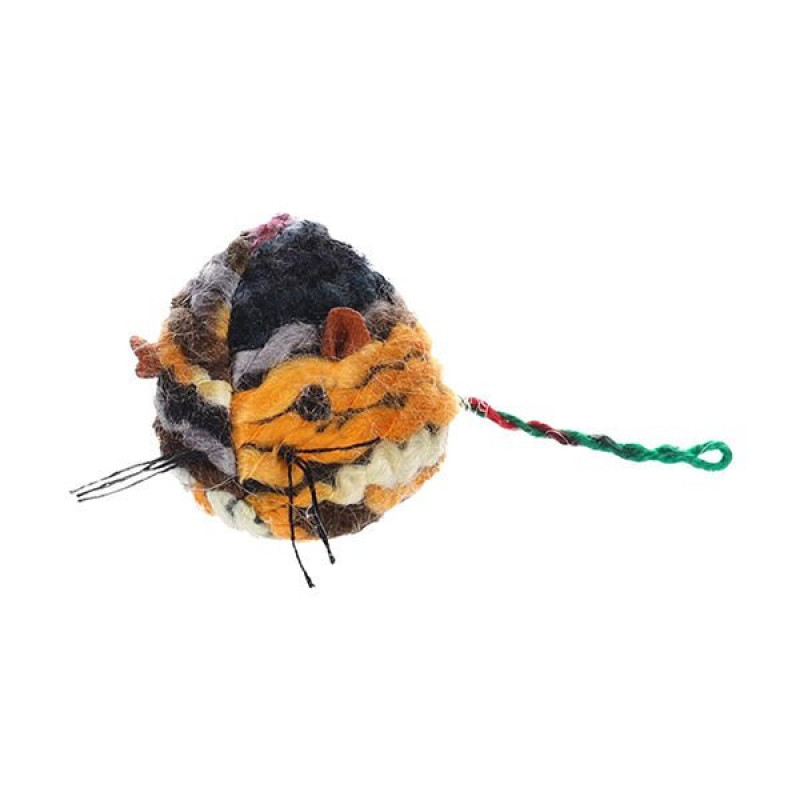 Flamingo 4x4.5x5 Cm Eleine Peluş İpli Renkli | Peluş Kedi Oyuncağı