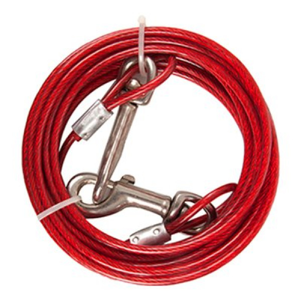 Flamingo 5 m Bahçe Bağlama Çelik Halat | Köpek Bahçe Bağlama Kayışı