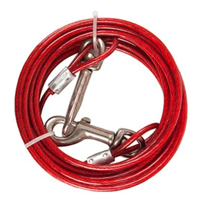 Flamingo 5 m Bahçe Bağlama Çelik Halat | Köpek Bahçe Bağlama Kayışı Flamingo 5 m Bahçe Bağlama Çelik Halat | Köpek Bahçe Bağlama Kayışı