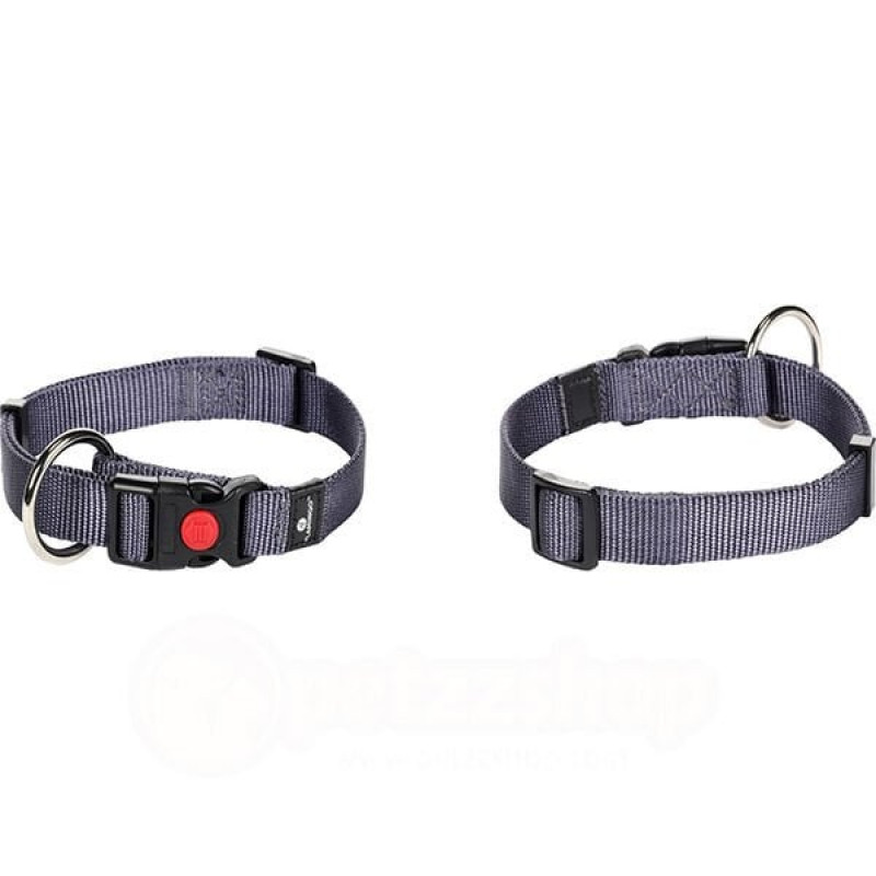 Flamingo 55-75 Cm Boyun Tasması Gri 40 Mm | Köpek Boyun Tasması