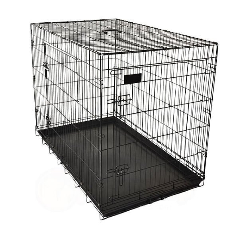 Flamingo 56x92x64h Cm Tel Kafes Siyah Large | Köpek Kapısı Flamingo 56x92x64h Cm Tel Kafes Siyah Large | Köpek Kapısı