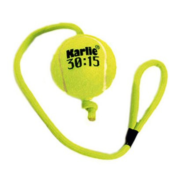 Flamingo 6 cm İpli Tenis Topu Oyuncak | Köpek Top Oyuncak