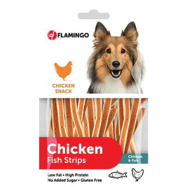 Flamingo 85 Gr Chicken Balikli Uzun Sandviç | Köpek Bisküvi Ve Şerit Ödül Maması