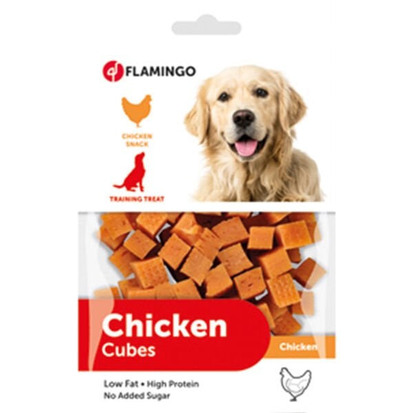 Flamingo 85 Gr Hapki Chicken Cubes Tavuklu | Köpek Atıştırmalık Ödül Maması