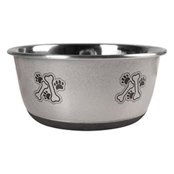 Flamingo 950 ml Selecta Glıtz Mama Kabı | Metal Mama Ve Su Kabı