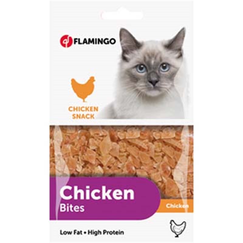 Flamingo 50 Gr Cat Snack Dentabites Chicken | Kedi Doğal Et Ödül Maması Flamingo 50 Gr Cat Snack Dentabites Chicken | Kedi Doğal Et Ödül Maması