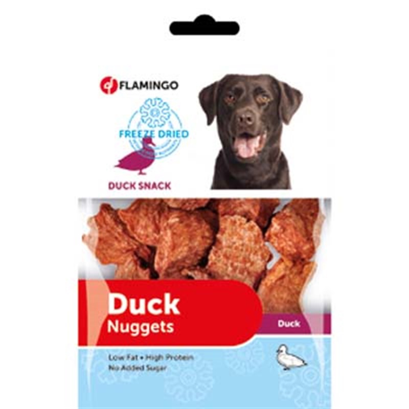 Flamingo 70 Gr Freeze Dried Nugget Duck | Kurutulmuş Köpek Ödül Maması Flamingo 70 Gr Freeze Dried Nugget Duck | Kurutulmuş Köpek Ödül Maması
