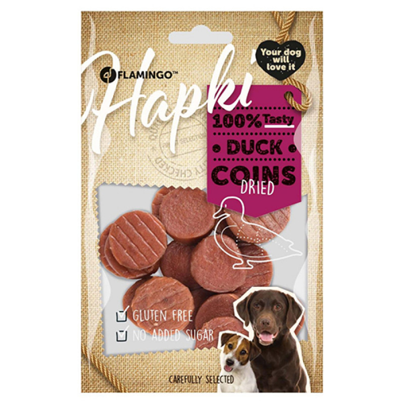Flamingo 85 Gr Hapki Duck Coins | Vinil Latex Köpek Oyuncağı Flamingo 85 Gr Hapki Duck Coins | Vinil Latex Köpek Oyuncağı