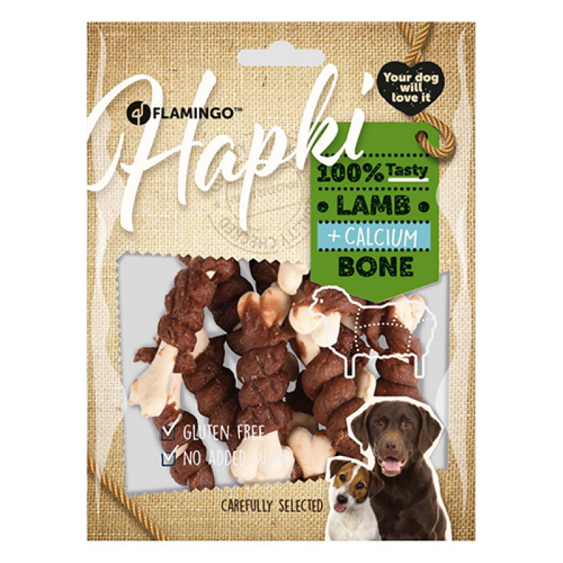 Flamingo 150 Gr Hapki Calcium Bone with Lamb | Vinil Latex Köpek Oyuncağı Flamingo 150 Gr Hapki Calcium Bone with Lamb | Vinil Latex Köpek Oyuncağı