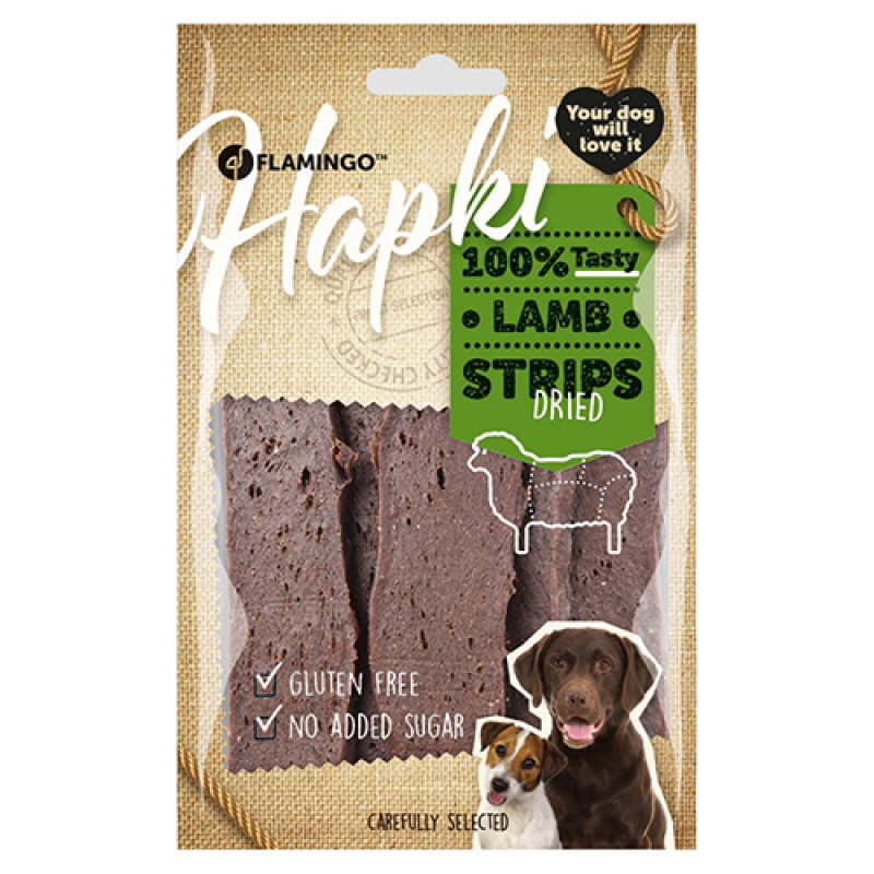 Flamingo 85 Gr Hapki Lamb Strips | Vinil Latex Köpek Oyuncağı Flamingo 85 Gr Hapki Lamb Strips | Vinil Latex Köpek Oyuncağı