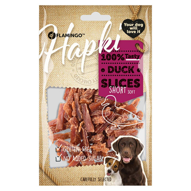 Flamingo 85 Gr Hapki Duck Slices Short | Vinil Latex Köpek Oyuncağı Flamingo 85 Gr Hapki Duck Slices Short | Vinil Latex Köpek Oyuncağı