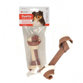L Duetto Tavuk ve Peynir | Düğümlü Köpek Çiğneme Kemiği
