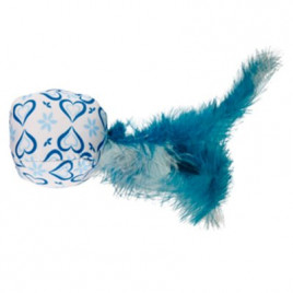 Mavi Tüylü Top Oyuncak | Kedi Top Oyuncak