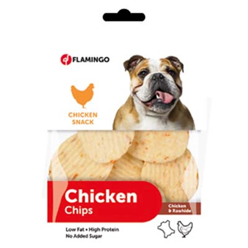 Flamingo 85 Gr Chick'n Snack Chicken Chips | Köpek Atıştırmalık Ödül Maması Flamingo 85 Gr Chick'n Snack Chicken Chips | Köpek Atıştırmalık Ödül Maması