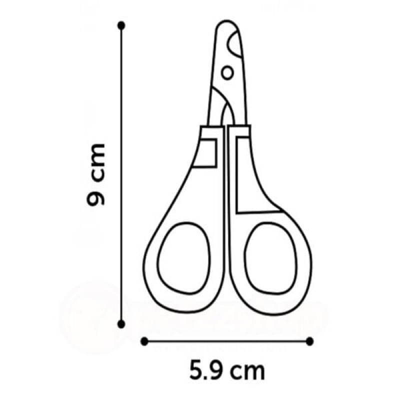 Flamingo Tırnak Makası Kırmızı Beyaz | Kedi Tırnak Ve Pati Bakım Ürünü